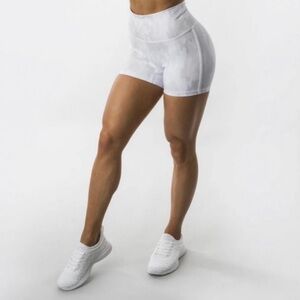 Buffbunny Collection Snow Camo Shorts - Size Small